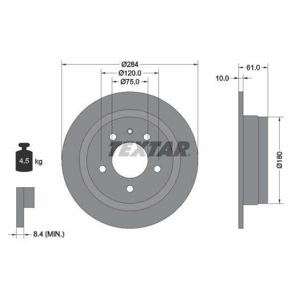 TRW MOTO BDA641 Brake Caliper Bracket