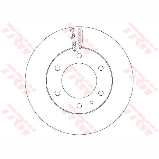 TRW MOTO DF6812S Brake Disc