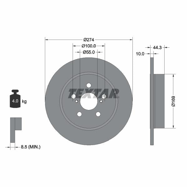 TRW MOTO BDA243 Brake Caliper Bracket