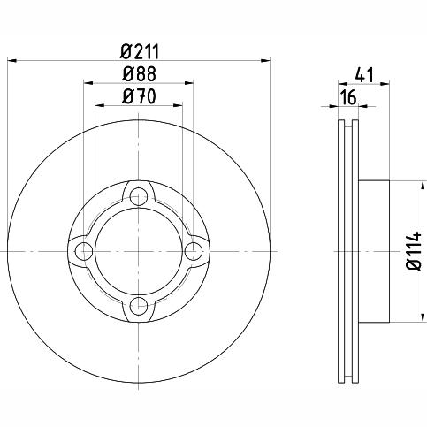 TEXTAR 92117900 Brake Disc