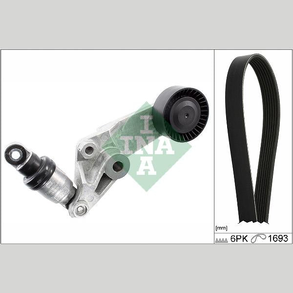 INA 529047310 V-Ribbed Belt Set