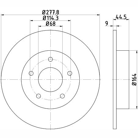TEXTAR 92178803 Brake Disc