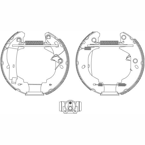 TEXTAR 84044101 Brake Shoe Set