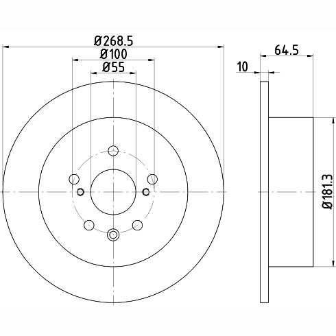 TEXTAR 92172903 Brake Disc