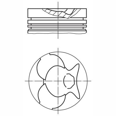 MAHLE 0021100 Piston