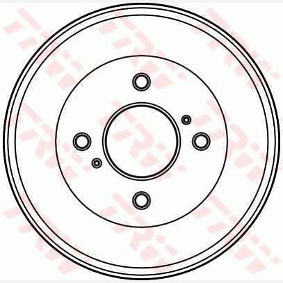 TRW MOTO DB4047 Brake Drum