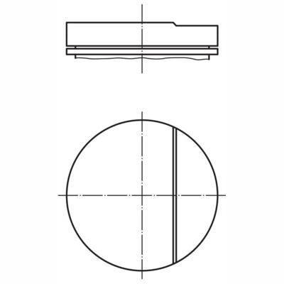 MAHLE 0026102 Piston