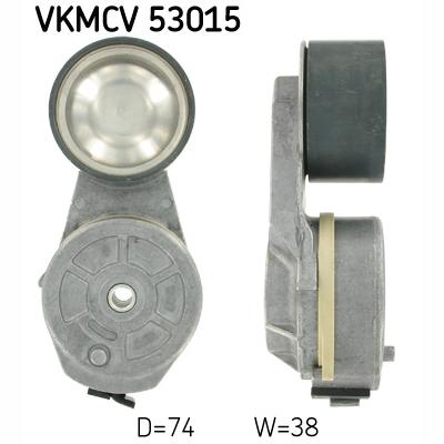SKF VKMCV53015 V-Ribbed Belt Tensioner Pulley