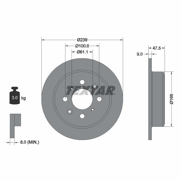 TRW MOTO BDA1055 Brake Caliper Bracket