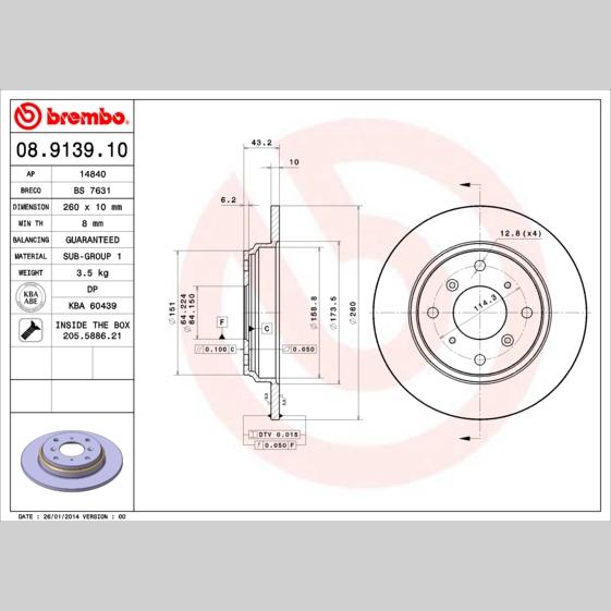 TRW MOTO BDA615 Brake Caliper Bracket