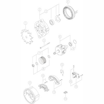 MAHLE MG334 Alternator