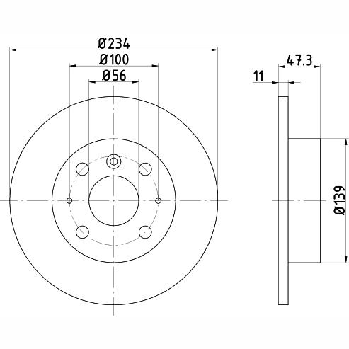 TEXTAR 92095400 Brake Disc