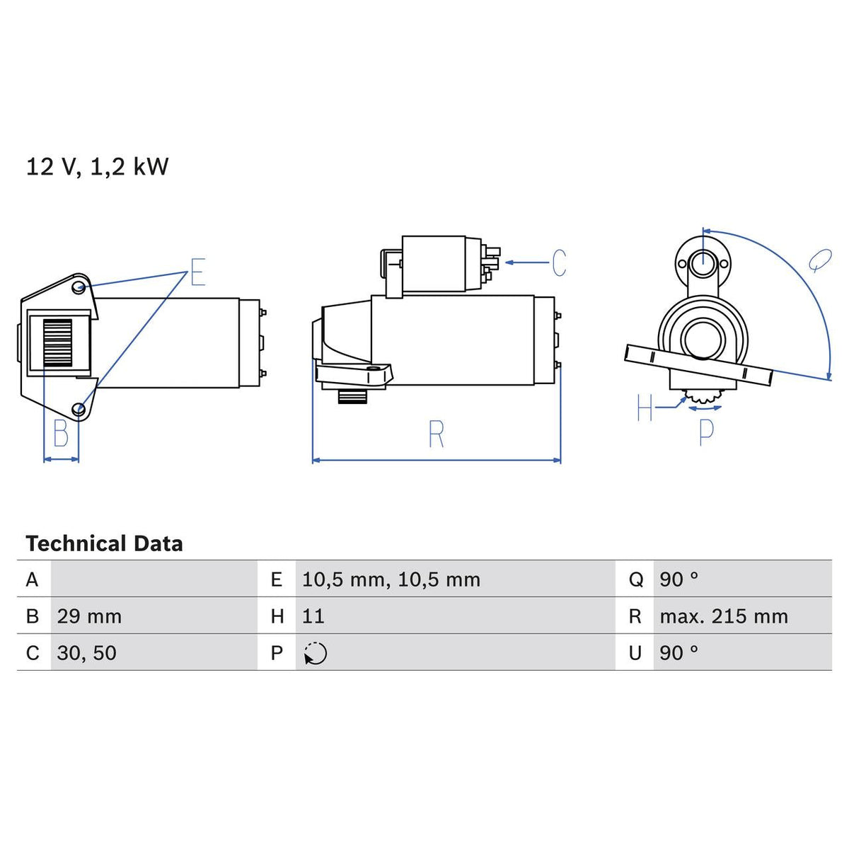 BOSCH 0986023570 Starter