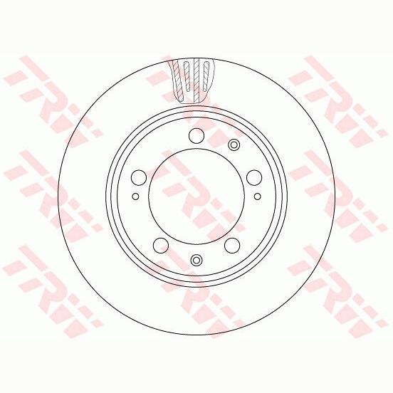 TRW MOTO DF6484S Brake Disc