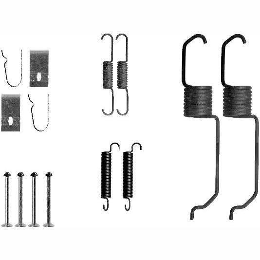 TEXTAR 97015900 Brake Shoes Accessory Kit