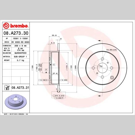 TRW MOTO BDA617 Brake Caliper Bracket