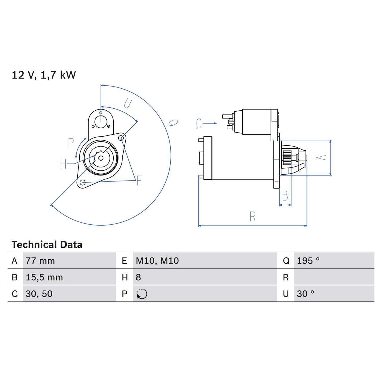 BOSCH 0986023600 Starter
