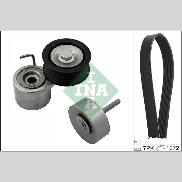 INA 529024510 V-Ribbed Belt Set