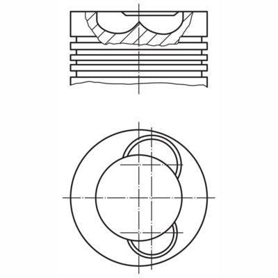MAHLE 0614500 Piston