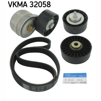 SKF VKMA32058 V-Ribbed Belt Set
