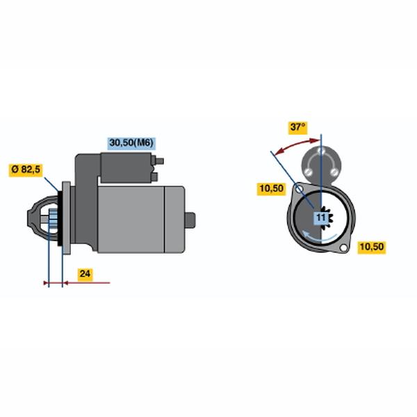 BOSCH 0986019860 Starter