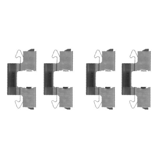 TEXTAR 82511600 Disc Brake Pad Accessory Kit