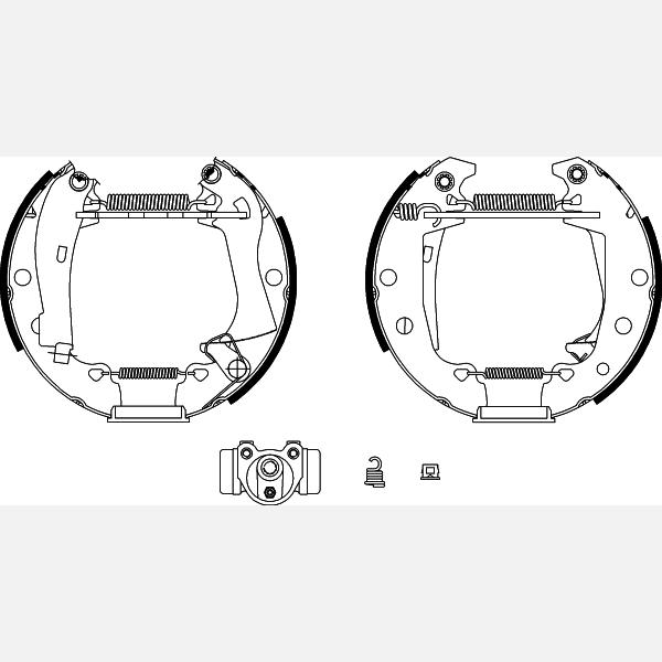 TEXTAR 84029200 Brake Shoe Set