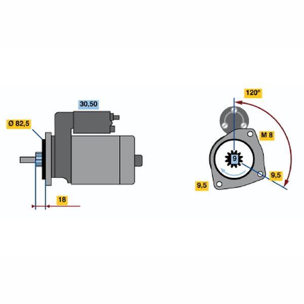 BOSCH 0986015320 Starter