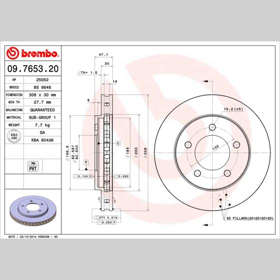 TRW MOTO BDA1130 Brake Caliper Bracket