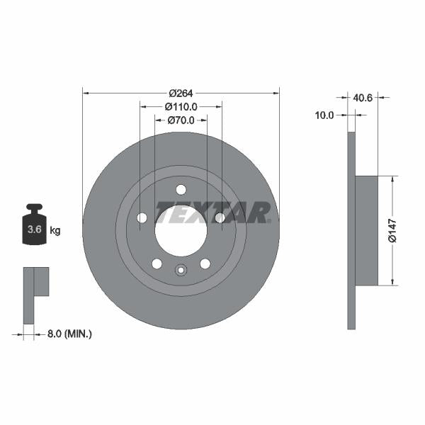 TRW MOTO BDA920 Brake Caliper Bracket