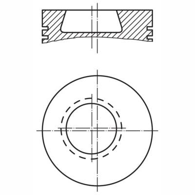 MAHLE 0037800 Piston