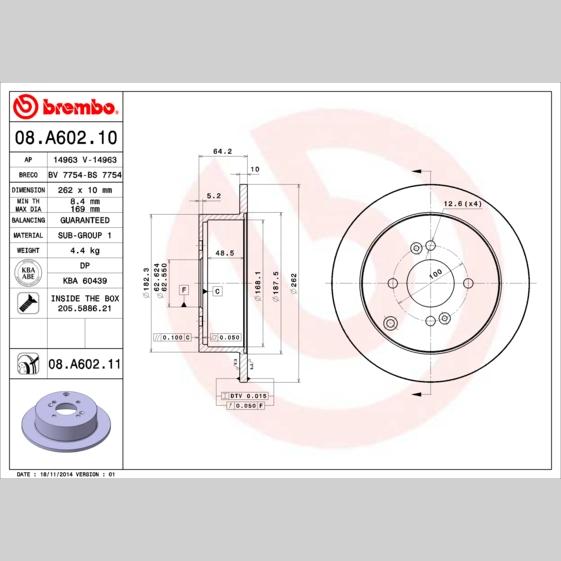 TRW MOTO BDA267 Brake Caliper Bracket