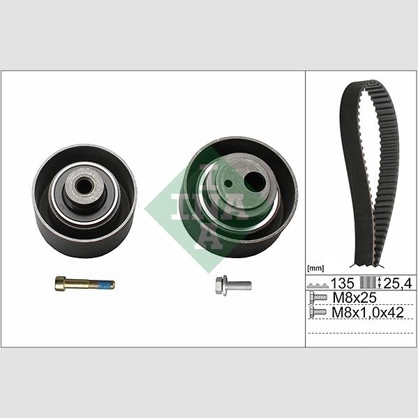 INA 530005510 Timing Belt Set