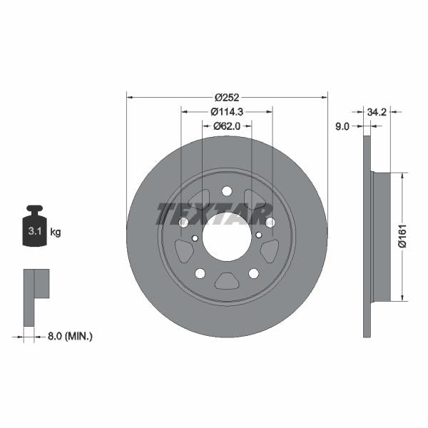TRW MOTO BDA1023 Brake Caliper Bracket