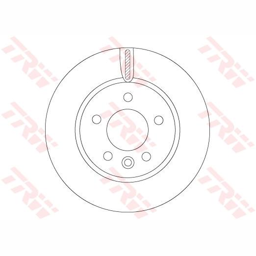 TRW MOTO DF6589S Brake Disc