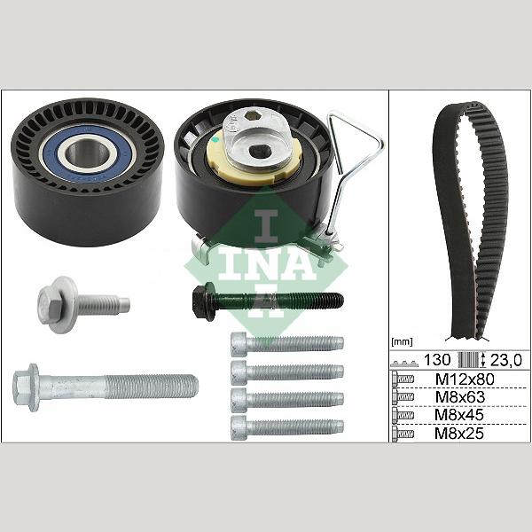 INA 530074610 Timing Belt Set