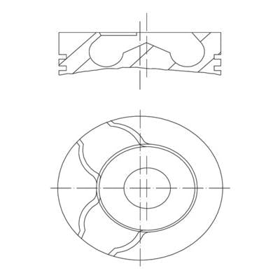 MAHLE 0399800 Piston