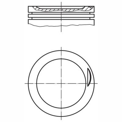 MAHLE 0308302 Piston