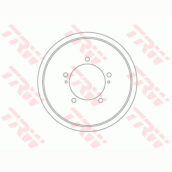 TRW MOTO DB4447 Brake Drum