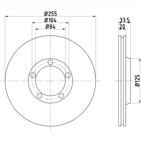 TEXTAR 92047400 Brake Disc