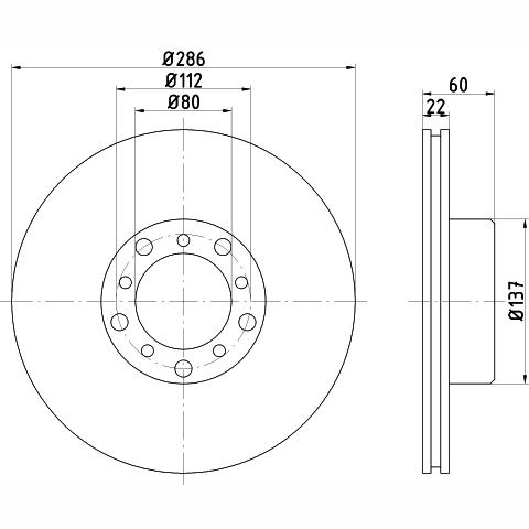 TEXTAR 92028700 Brake Disc