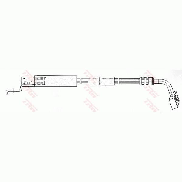 TRW MOTO PHD401 Brake Hose