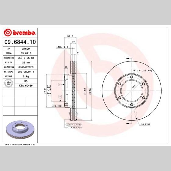 TRW MOTO BDA1035 Brake Caliper Bracket