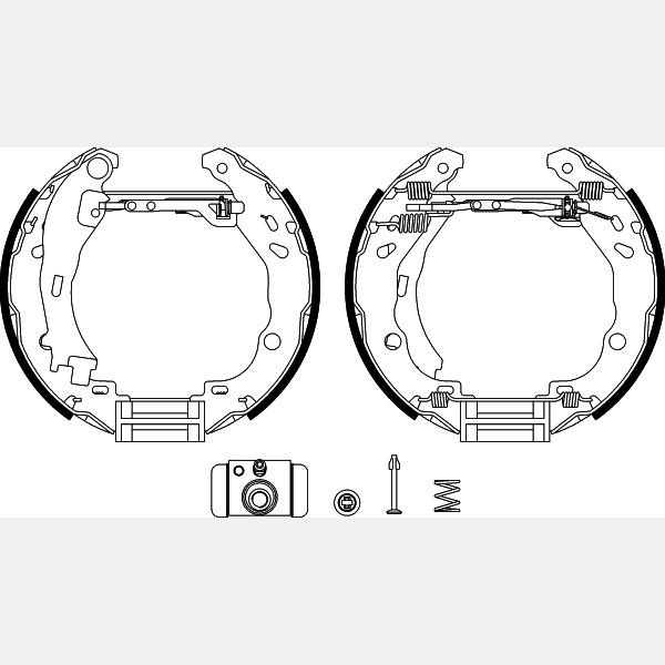 TEXTAR 84061600 Brake Shoe Set