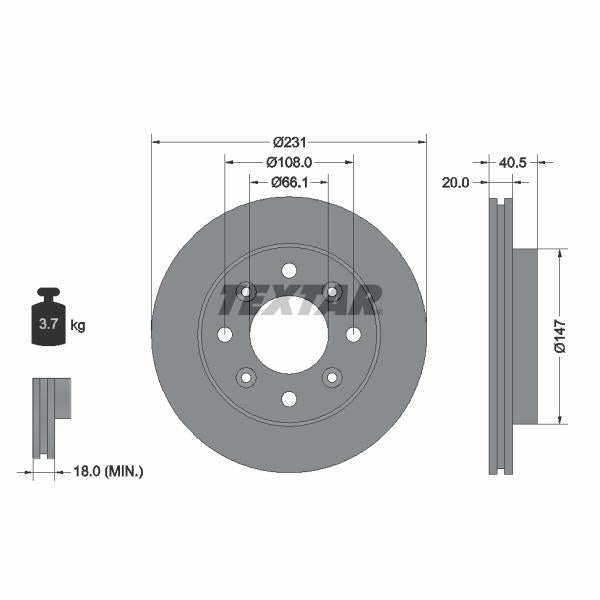 TRW MOTO BDA693 Brake Caliper Bracket