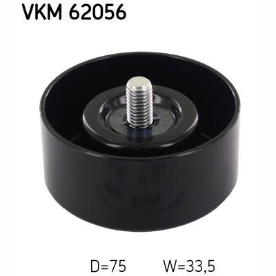 SKF VKM62056 V-Ribbed Belt Deflection/Guide Pulley