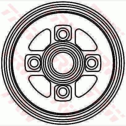 TRW MOTO DB4317 Brake Drum