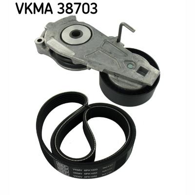 SKF VKMA38703 V-Ribbed Belt Set