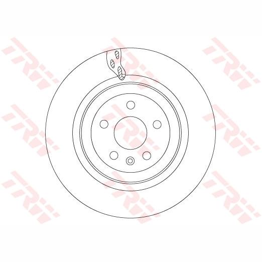 TRW MOTO DF6702S Brake Disc
