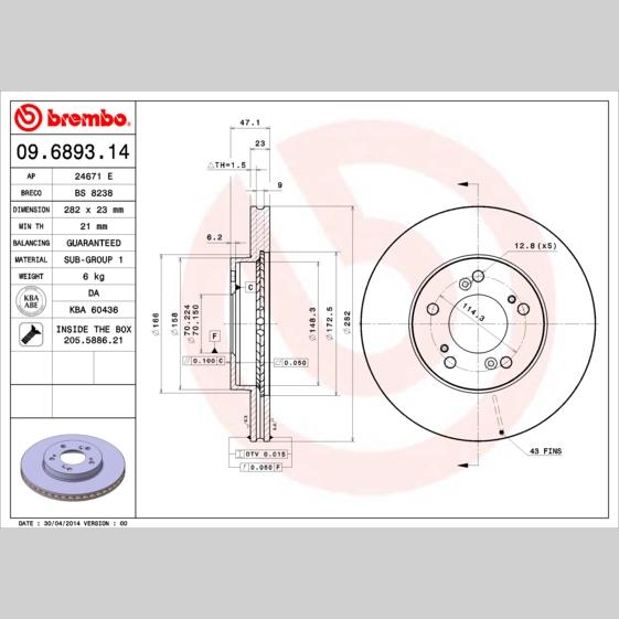 TRW MOTO BDA691 Brake Caliper Bracket